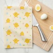 Linge De Cuisine Motif mignon de Pâques (Quart Plié)