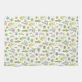 Linge De Cuisine Motif mignon de position de cactus (Horizontal)