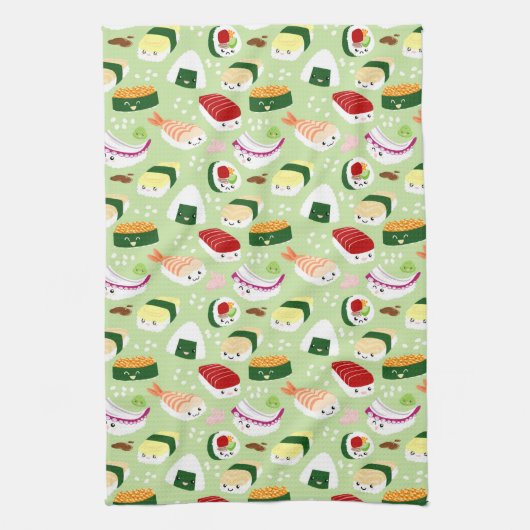 Linge De Cuisine Motif mignon de Shushi (Vertical)