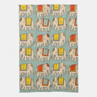 Linge De Cuisine Motif mignon d'éléphant d'éléphants de cirque de