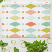 Linge De Cuisine Motif moderne de diamant (Plié)