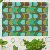 Linge De Cuisine Motif moderne du milieu du siècle (Plié)