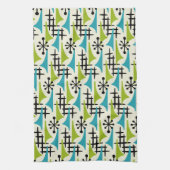 Linge De Cuisine Motif moderne du milieu du siècle de l'âge atomiqu (Vertical)