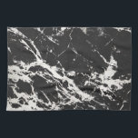 Linge De Cuisine Motif moderne unique en marbre noir blanc marbre p<br><div class="desc">Cette motif en marbre moderne et unique conviendra parfaitement à une personne à la fois branchée et élégante. Il est doté d'une pierre en marbre noir aux veines blanches. C'est élégant, contemporain et tendance. ***REMARQUE IMPORTANTE DE CONCEPTION : Pour toute demande de conception personnalisée, comme les demandes de produit assorties,...</div>