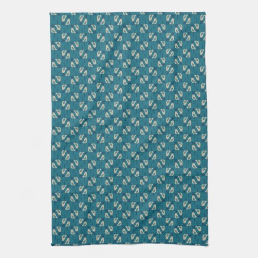 Linge De Cuisine motif montrant des oiseaux (Vertical)