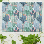 Linge De Cuisine Motif mou de cactus du monogramme | Patel (Plié)