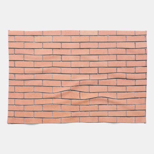 Linge De Cuisine Motif mur en brique (Horizontal)
