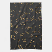 Linge De Cuisine Motif musical (Vertical)