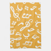 Linge De Cuisine Motif musical (Vertical)