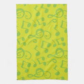 Linge De Cuisine Motif musical (Vertical)