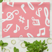Linge De Cuisine Motif musical (Plié)