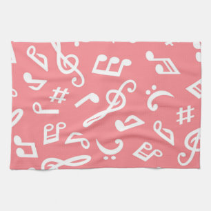 Linge De Cuisine Motif musical