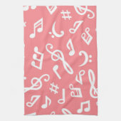 Linge De Cuisine Motif musical (Vertical)