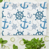 Linge De Cuisine Motif nautique (Plié)