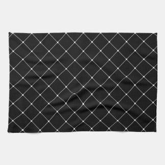 Linge De Cuisine Motif noir et blanc d'art