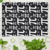 Linge De Cuisine Motif noir et blanc de pi (Plié)