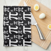 Linge De Cuisine Motif noir et blanc de pi (Quart Plié)