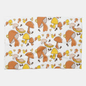 Linge De Cuisine Motif nostalgique de champignons (Horizontal)