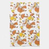 Linge De Cuisine Motif nostalgique de champignons (Vertical)