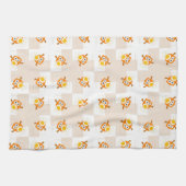 Linge De Cuisine Motif orange d'illustration de hibou (Horizontal)