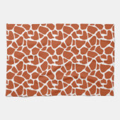 Linge De Cuisine Motif orange-foncé de girafe (Horizontal)