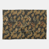 Linge De Cuisine Motif oriental du dragon de mer (Horizontal)