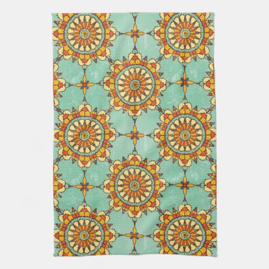 Linge De Cuisine Motif ornemental (Vertical)