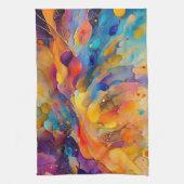 Linge De Cuisine Motif Paint Splatter 2 (Vertical)