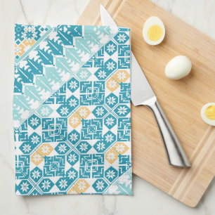 Linge De Cuisine Motif palestinien Broderie Design imprimé