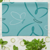 Linge De Cuisine Motif papillon (Plié)
