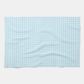 Linge De Cuisine Motif Pastel Blue En vichy (Horizontal)