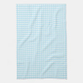 Linge De Cuisine Motif Pastel Blue En vichy (Vertical)