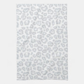 Linge De Cuisine Motif Pastel Blue Leopard (Vertical)