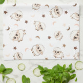 Linge De Cuisine Motif Pastel Sheep (Plié)