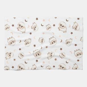 Linge De Cuisine Motif Pastel Sheep
