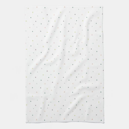 Linge De Cuisine Motif Pastel Triangle (Vertical)