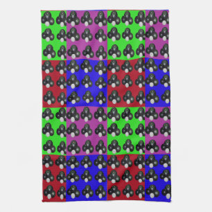 Linge De Cuisine Motif patchwork coloré de Lawnbowls,