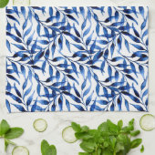 Linge De Cuisine Motif peint à la main d'encre d'aquarelle (Plié)