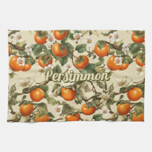 Linge De Cuisine Motif Persimmons