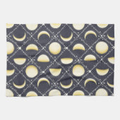 Linge De Cuisine Motif Phases de lune céleste (Horizontal)