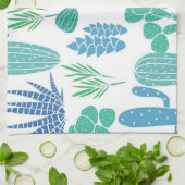 Linge De Cuisine motif plante (Plié)