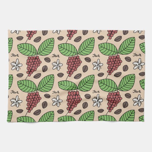Linge De Cuisine Motif Plante Java (Horizontal)