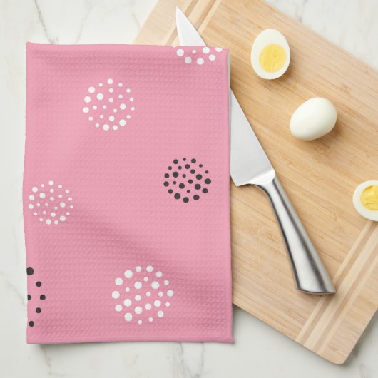 Linge De Cuisine Motif point 14 (Quart Plié)
