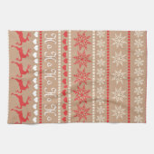 Linge De Cuisine Motif populaire de Noël (Horizontal)
