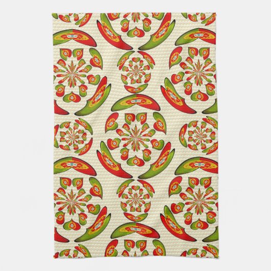 Linge De Cuisine Motif portugais de drapeau (Vertical)
