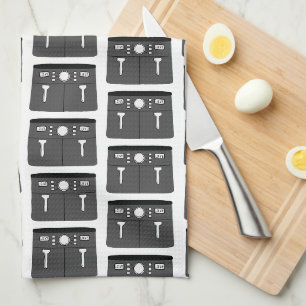 Linge De Cuisine Motif pour friteuse à air