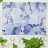 Linge De Cuisine Motif pourpre de microbe (Plié)