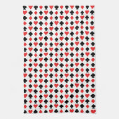 Linge De Cuisine Motif quatre formes de carte (Vertical)