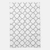 Linge De Cuisine Motif Quatrefoil classique (Vertical)
