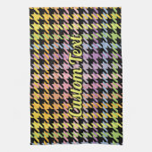 Linge De Cuisine Motif Rainbow Houndstooth (Vertical)